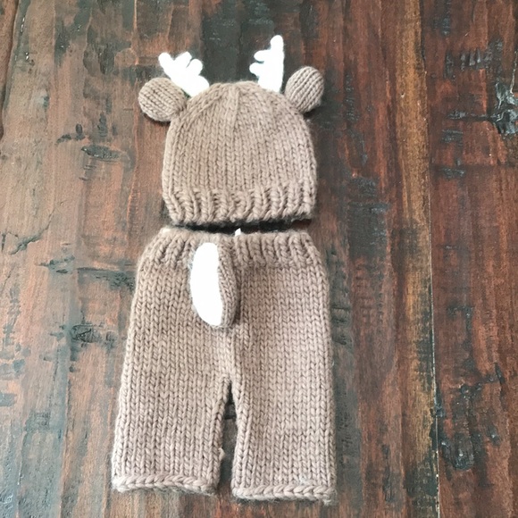Deer Newborn Knit Set - Picture 6 of 7